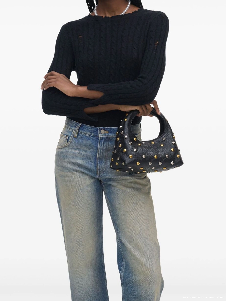 Cheap The Leather Women Marc Jacobs bag Glam Mini Sack Studs 0718